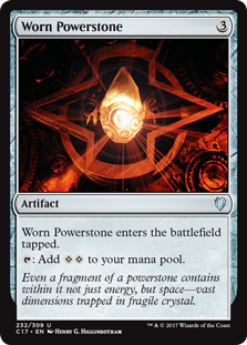 Worn Powerstone (Commander 2017) Light Play