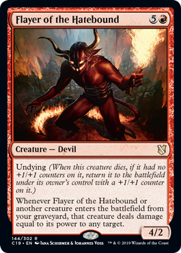 Flayer of the Hatebound (Commander 2019) Light Play
