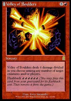 Volley of Boulders (Odyssey) Light Play