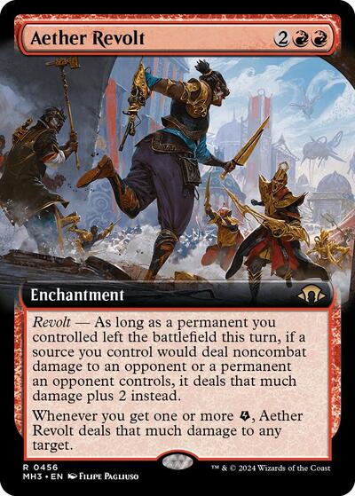 Aether Revolt (Extended Art) (Modern Horizons 3) Light Play