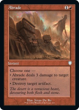 Abrade (Commander: The Brothers' War) Light Play