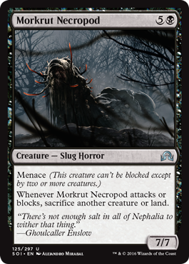 Morkrut Necropod (Shadows Over Innistrad) Light Play Foil