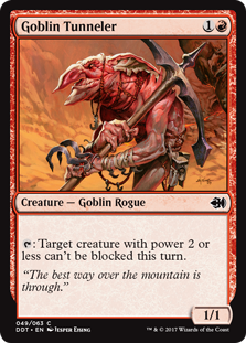 Goblin Tunneler (Duel Decks: Merfolk vs Goblins) Light Play