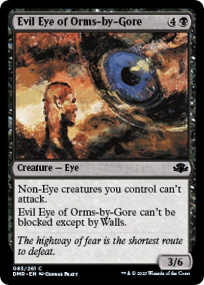 Evil Eye of Orms-by-Gore (Dominaria Remastered) Light Play Foil