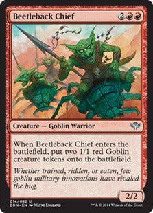 Beetleback Chief (Duel Decks: Speed vs Cunning) Light Play