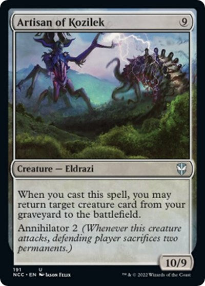 Artisan of Kozilek (Commander: Streets of New Capenna) Light Play