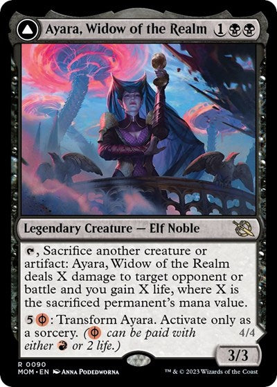 Ayara, Widow of the Realm (March of the Machine) Near Mint Foil
