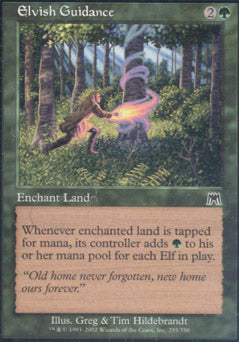 Elvish Guidance (Onslaught) Light Play