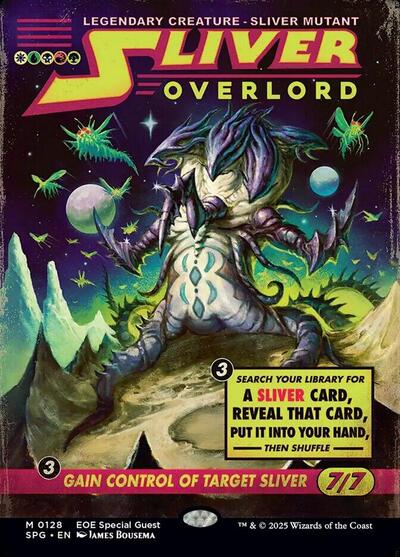 Sliver Overlord (Showcase) (Special Guests) Near Mint Foil