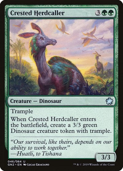 Crested Herdcaller (Magic Game Night 2019) Light Play