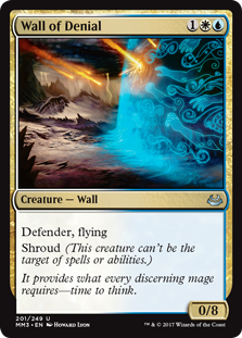 Wall of Denial (Modern Masters 2017) Light Play