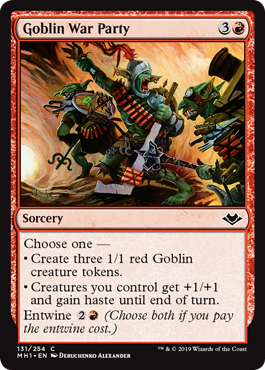 Goblin War Party (Modern Horizons) Light Play