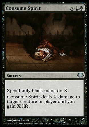 Consume Spirit (Planechase) Light Play