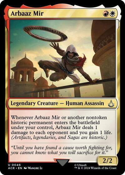 Arbaaz Mir (Universes Beyond: Assassin's Creed) Light Play