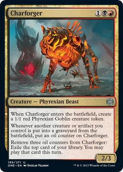Charforger (Phyrexia: All Will Be One) Near Mint Foil