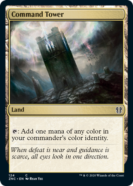 Command Tower (Commander 2020 Zendikar Rising) Light Play