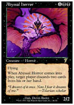 Abyssal Horror (7th Edition) Light Play