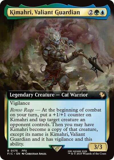 Kimahri, Valiant Guardian (Extended Art) (Commander: FINAL FANTASY) Near Mint Foil