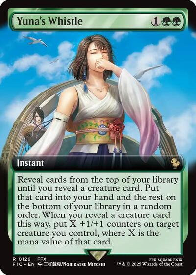 Yuna's Whistle (Extended Art) (Commander: FINAL FANTASY) Near Mint