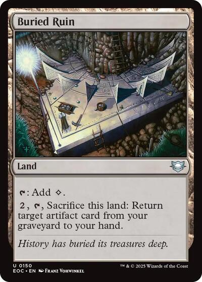 Buried Ruin (Commander: Edge of Eternities) Light Play