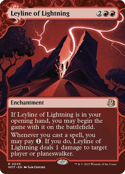 Leyline of Lightning (Wilds of Eldraine: Enchanting Tales) Light Play