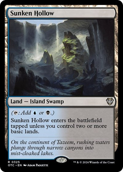 Sunken Hollow (Commander: Outlaws of Thunder Junction) Near Mint