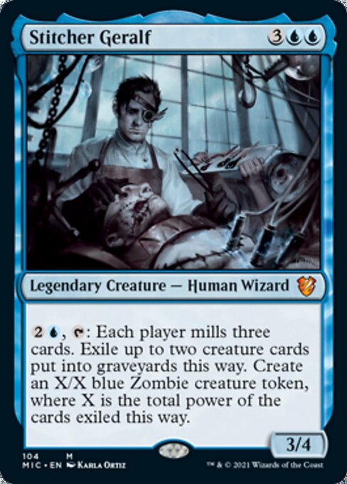 Stitcher Geralf (Commander 2021 Midnight Hunt) Light Play