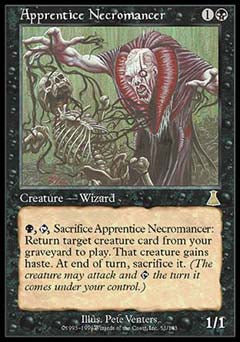Apprentice Necromancer (Urza's Destiny) Light Play