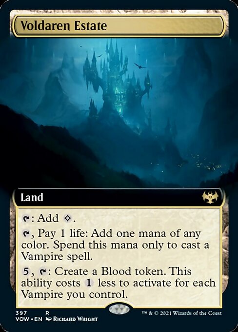 Voldaren Estate (Extended Art) (Innistrad: Crimson Vow) Light Play
