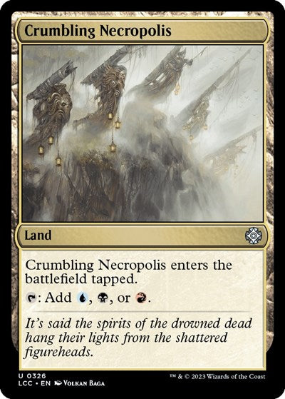 Crumbling Necropolis (Commander: The Lost Caverns of Ixalan) Light Play