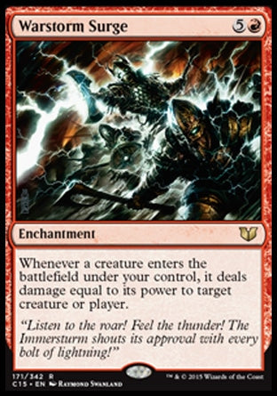 Warstorm Surge (Commander 2015) Light Play