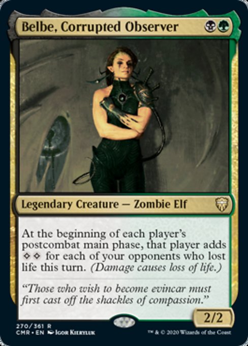 Belbe, Corrupted Observer (Commander Legends) Near Mint