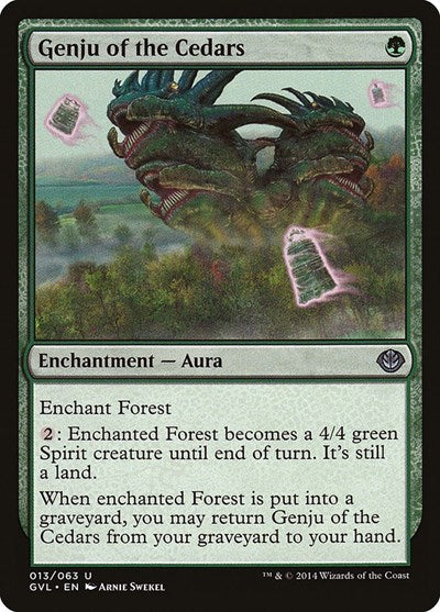 Genju of the Cedars (Duel Decks: Anthology) Light Play
