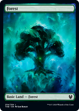Forest (254) (Theros Beyond Death) Near Mint Foil