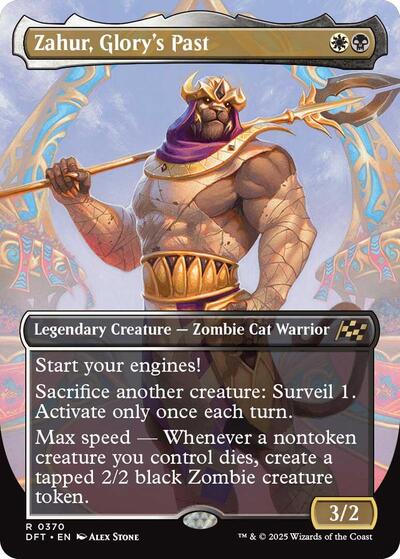 Zahur, Glory's Past (Borderless) (Aetherdrift) Near Mint Foil