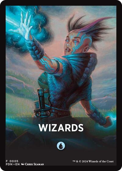 Wizards Theme Card (Foundations) Near Mint