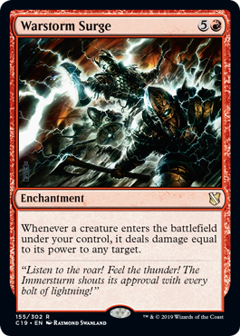 Warstorm Surge (Commander 2019) Light Play