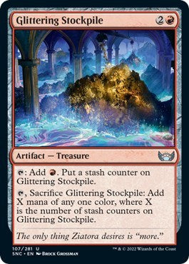Glittering Stockpile (Streets of New Capenna) Light Play