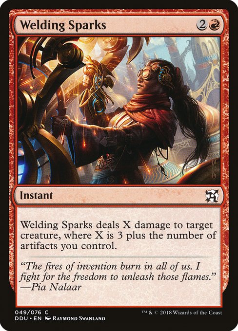 Welding Sparks (Duel Decks: Elves vs Inventors) Light Play