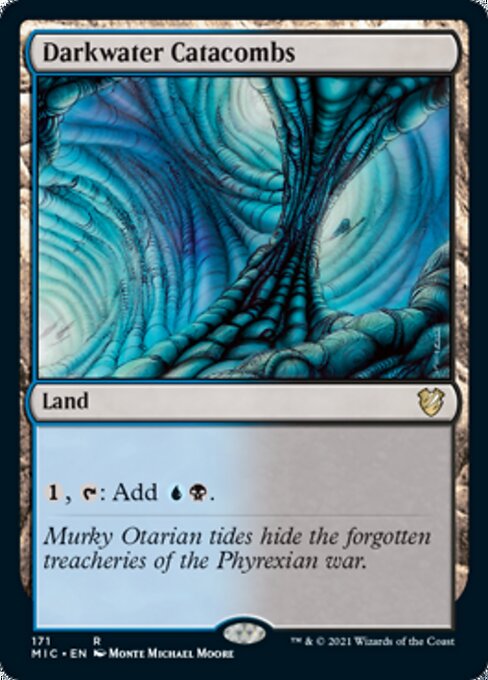 Darkwater Catacombs (Commander 2021 Midnight Hunt) Light Play