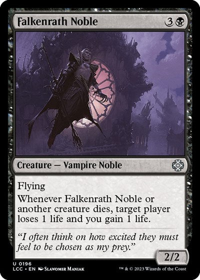 Falkenrath Noble (Commander: The Lost Caverns of Ixalan) Light Play