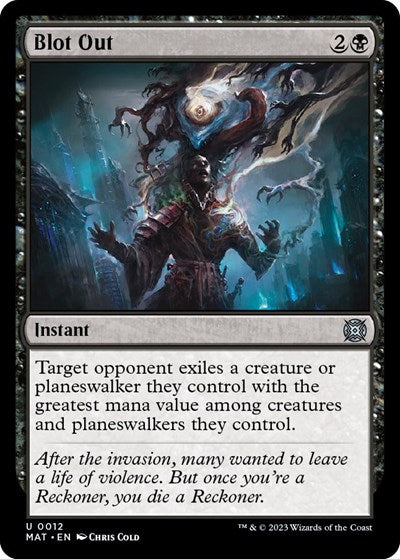 Blot Out (March of the Machine: The Aftermath) Light Play Foil