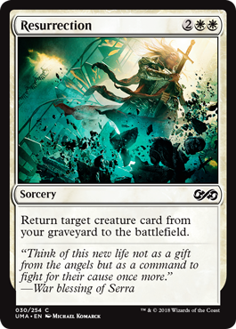Resurrection (Ultimate Masters) Light Play Foil
