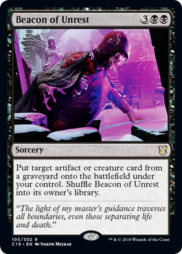 Beacon of Unrest (Commander 2019) Light Play