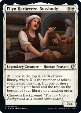 Ellyn Harbreeze, Busybody (Commander Legends: Battle for Baldur's Gate) Light Play Foil