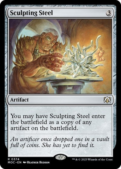 Sculpting Steel (Commander: March of the Machine) Near Mint