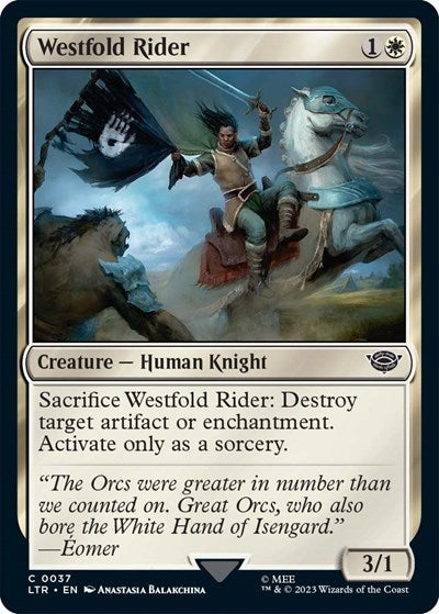 Westfold Rider (Universes Beyond: The Lord of the Rings: Tales of Middle-earth) Near Mint Foil