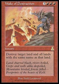 Wake of Destruction (Urza's Destiny) Light Play