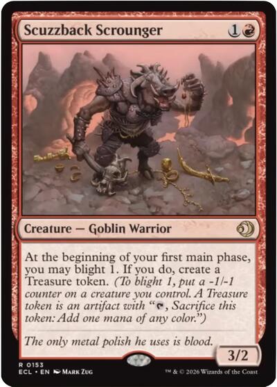 Scuzzback Scrounger (Lorwyn Eclipsed) Near Mint