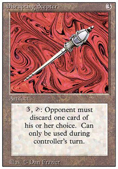 Disrupting Scepter (Revised) Light Play